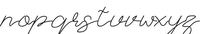 Suttell Script Font LOWERCASE