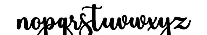 Suttena Script Bold Font LOWERCASE