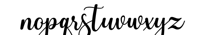 SuttenaScript-Italic Font LOWERCASE