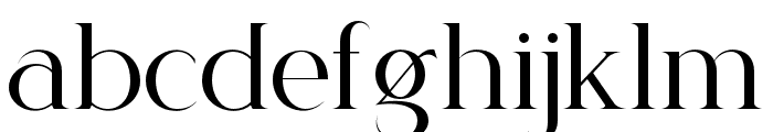 Svarga Typeface Regular Font LOWERCASE