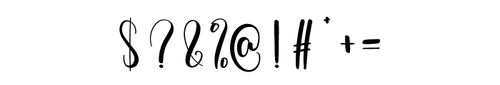 Swanky Living Font OTHER CHARS