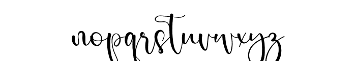 Swanky Living Font LOWERCASE