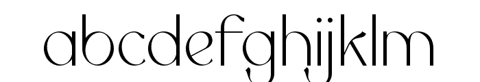 SwankySpecial-Regular Font LOWERCASE