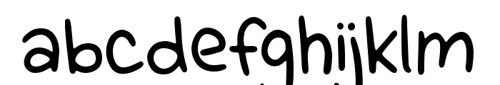 SweatPapayaOne-Regular Font LOWERCASE