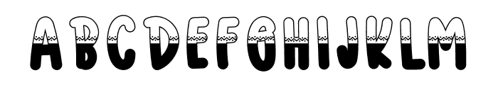 Sweater Font UPPERCASE