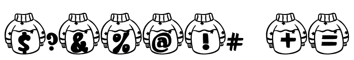 Sweaters Font OTHER CHARS