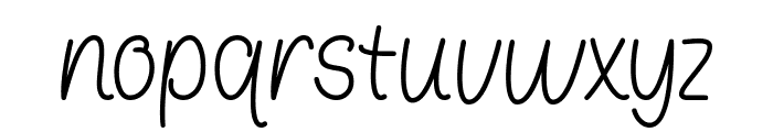 Sweet Aurelie Font LOWERCASE