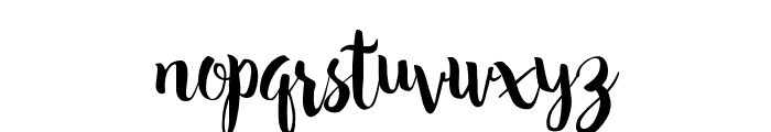 Sweet Blooms Font LOWERCASE