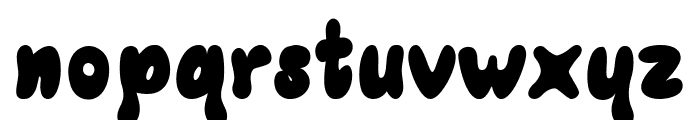 Sweet Bubble Regular Font LOWERCASE