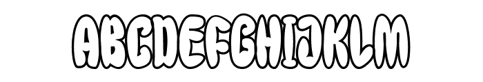 Sweet Bubble Font UPPERCASE