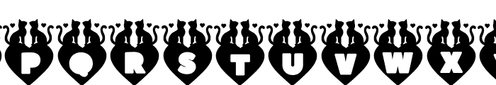 Sweet Cat Monogram Font UPPERCASE