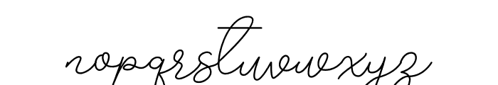 Sweet Christmas Script Font LOWERCASE