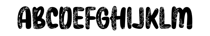 Sweet Flora Font UPPERCASE