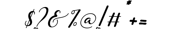 Sweet Flower Script Italic Font OTHER CHARS