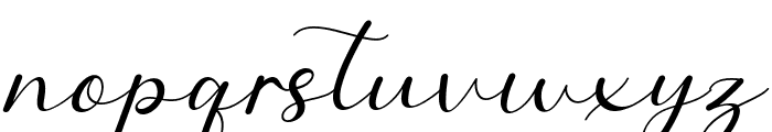Sweet Flower Script Italic Font LOWERCASE