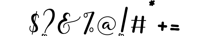 Sweet Flower Script Regular Font OTHER CHARS