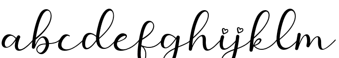 Sweet Flower Script Regular Font LOWERCASE