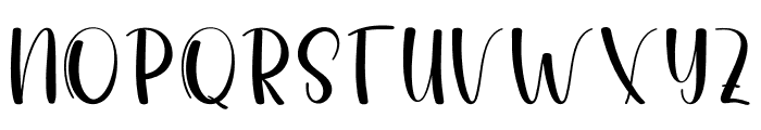 Sweet Girly Font UPPERCASE