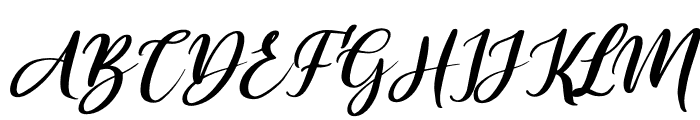 Sweet Glory Italic Font UPPERCASE
