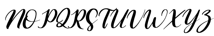 Sweet Glory Italic Font UPPERCASE