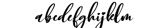 Sweet Glory Italic Font LOWERCASE
