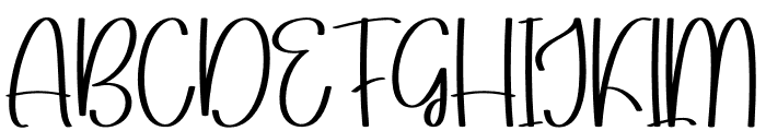 Sweet Handwriting Font UPPERCASE