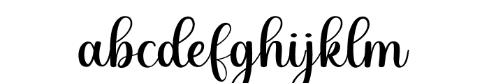 Sweet Holiday Script Font LOWERCASE