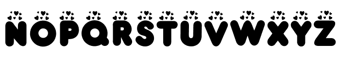 Sweet Love Bubble Font UPPERCASE