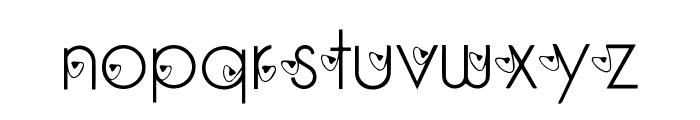 Sweet Love Regular Font LOWERCASE