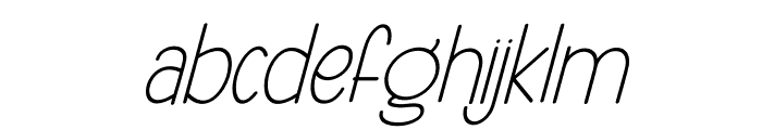 Sweet Mango Italic Regular Font LOWERCASE