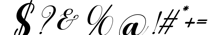 Sweet Monica  Italic Regular Font OTHER CHARS