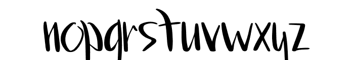 Sweet Ovaltine Font LOWERCASE