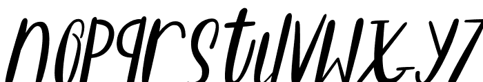 Sweet Panda Italic Font LOWERCASE