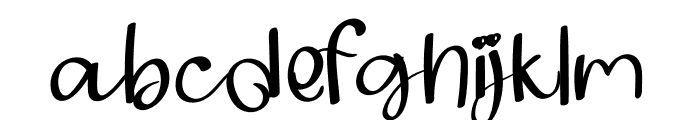 Sweet Rose Font LOWERCASE