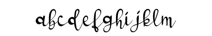 Sweet Script Font LOWERCASE