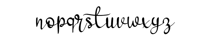 Sweet Script Font LOWERCASE