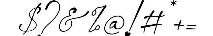 Sweet Signature Italic Font OTHER CHARS