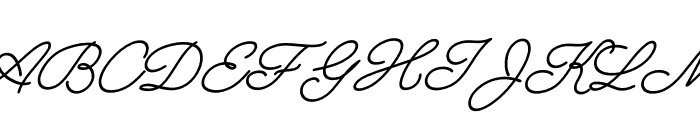 Sweet Talker Italic Font UPPERCASE