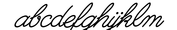 Sweet Talker Italic Font LOWERCASE