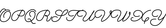 Sweet Talker Font UPPERCASE