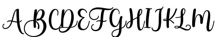 SweetBloomScript-Normal Font UPPERCASE