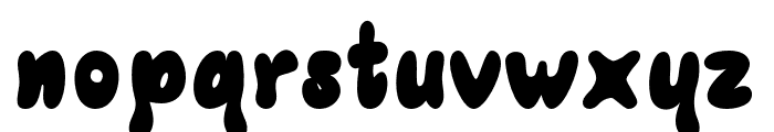 SweetBubble-Regular Font LOWERCASE