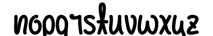 Sweetby Font LOWERCASE