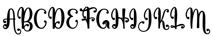SweethCalligraphy-Bold Font UPPERCASE