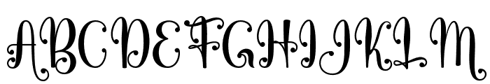 SweethCalligraphy Font UPPERCASE