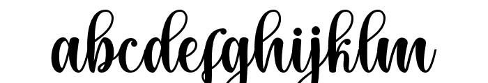 SweethCalligraphy Font LOWERCASE