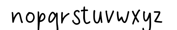 Sweethand-Regular Font LOWERCASE