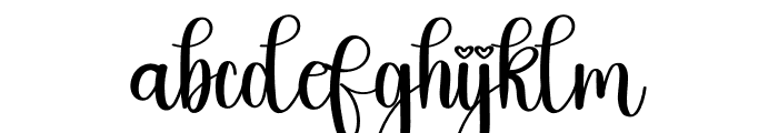 Sweethappy Font LOWERCASE