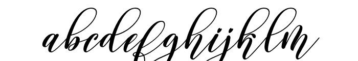 Sweetheart-Italic Font LOWERCASE