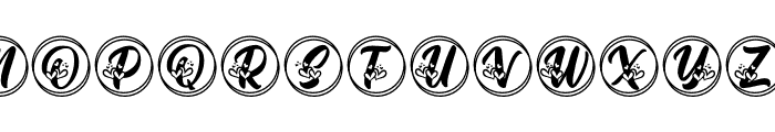 Sweetheart Monogram Font LOWERCASE
